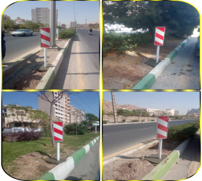 نصب ۲۵۰ تابلوی حاشیه‌نما در معابر منطقه چهارشهرداری قم